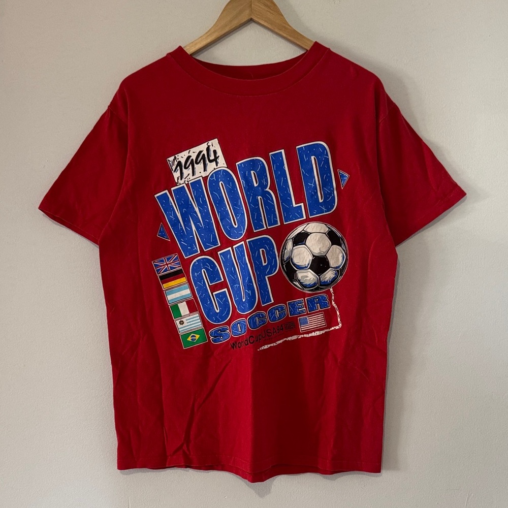 Vintage World Cup Soccer T-Shirt / 1994 / Large / Single Stitch